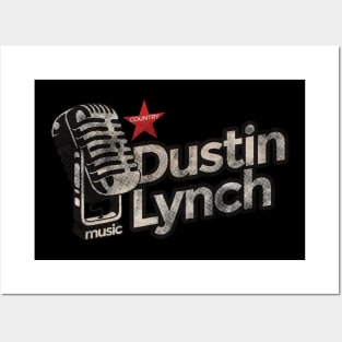 Dustin Lynch - Vintage Microphone Posters and Art